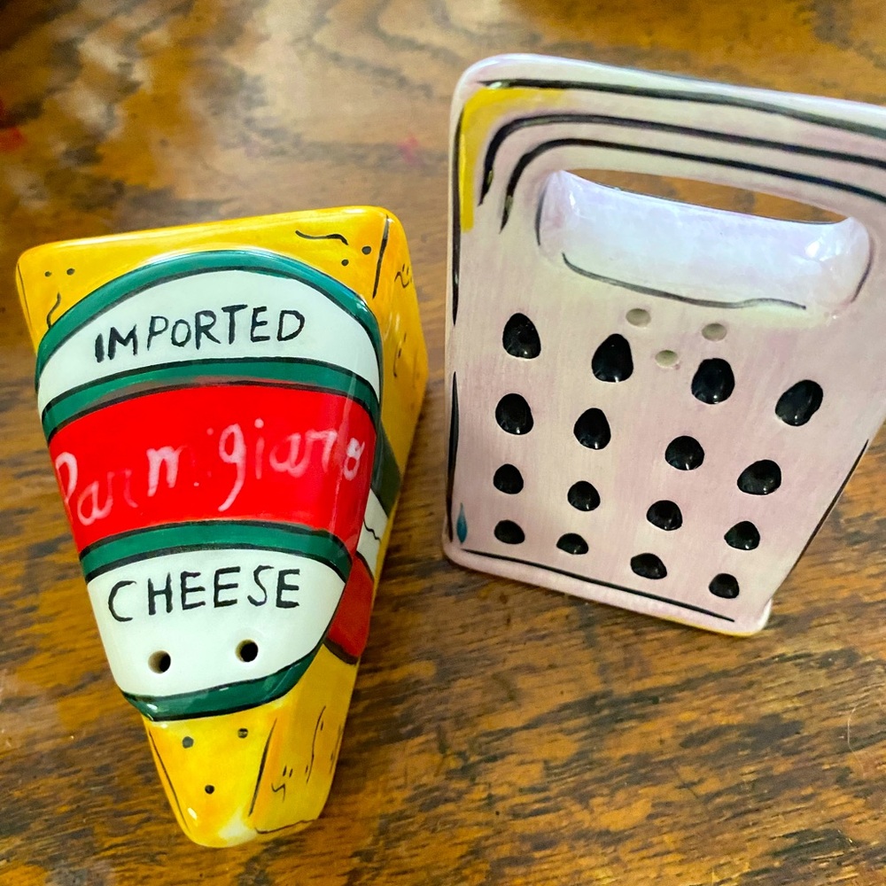 Vintage Clay Art salt and pepper set